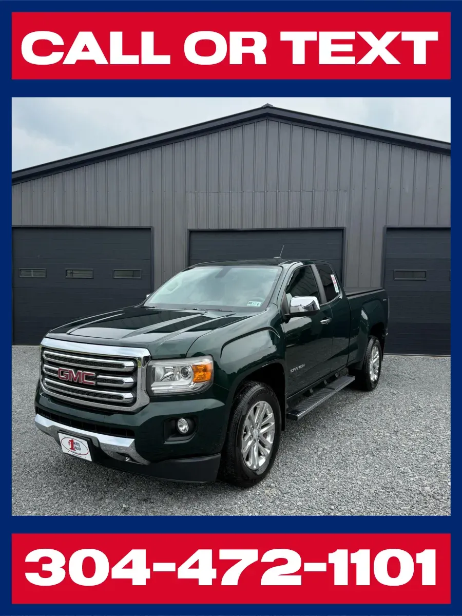 Green 2015 GMC Canyon SLT EXTENDED CAB 4X4 for sale in Buckhannon, WV