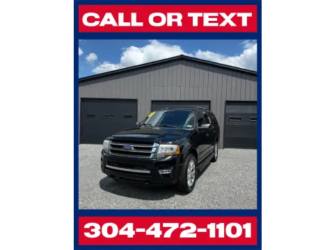 Black 2017 Ford Expedition Limited 4X4 for sale in Buckhannon, WV