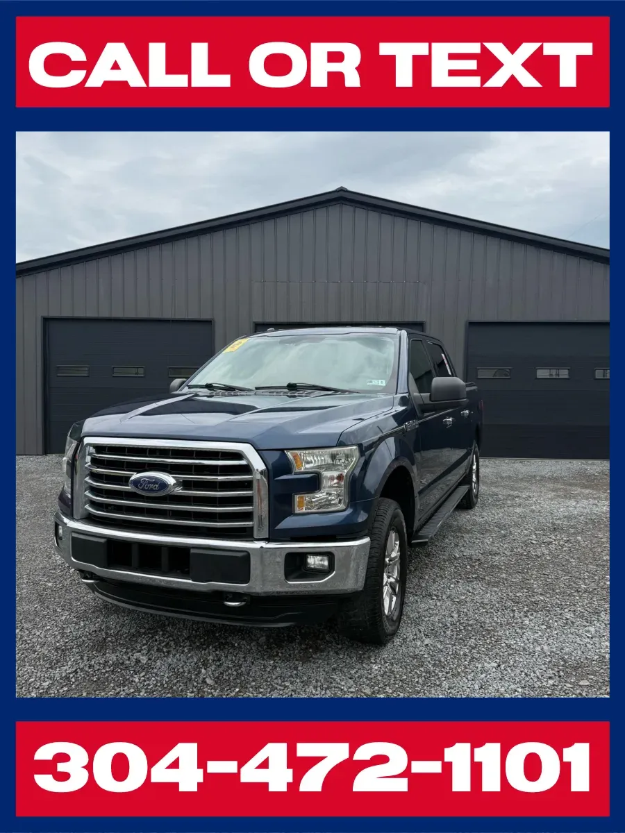 Blue 2015 Ford F-150 XLT SuperCrew 4x4 for sale in Buckhannon, WV
