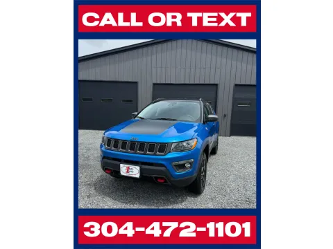 Blue 2021 Jeep Compass Trailhawk 4x4 for sale in Buckhannon, WV