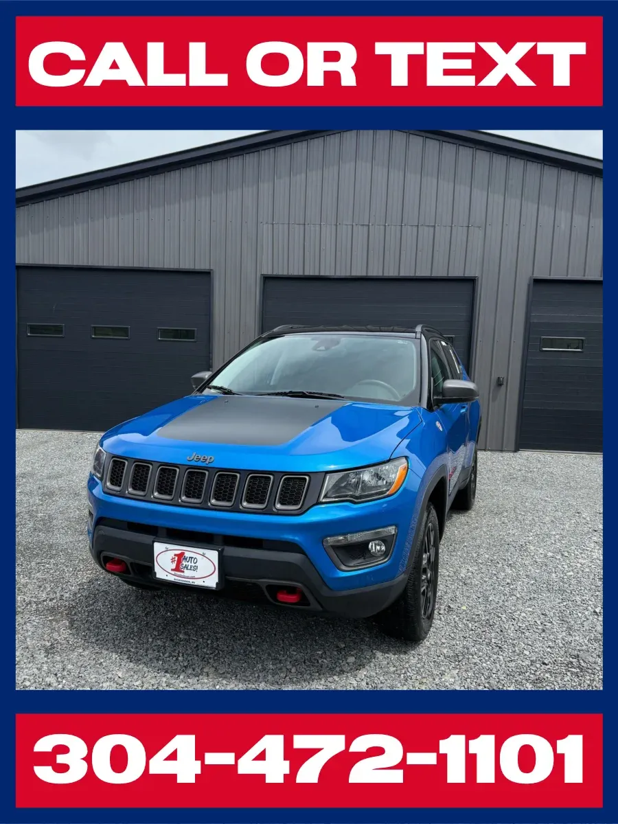 Blue 2021 Jeep Compass Trailhawk 4x4 for sale in Buckhannon, WV