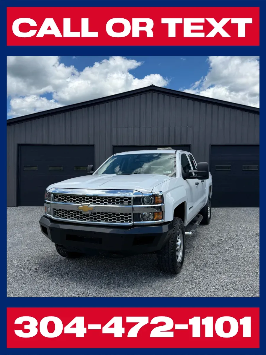 White 2019 Chevrolet Silverado 2500HD Ext. Cab Work Truck 4x4 for sale in Buckhannon, WV