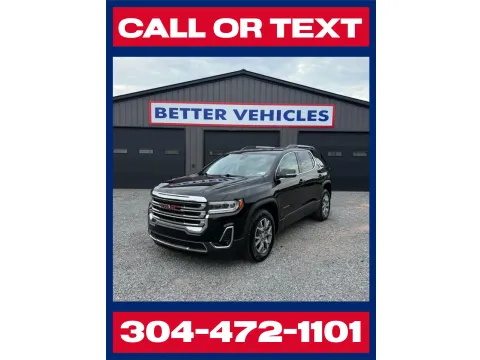 Black 2020 GMC Acadia AWD SLT for sale in Buckhannon, WV
