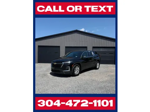 Black 2022 Chevrolet Traverse LS AWD for sale in Buckhannon, WV