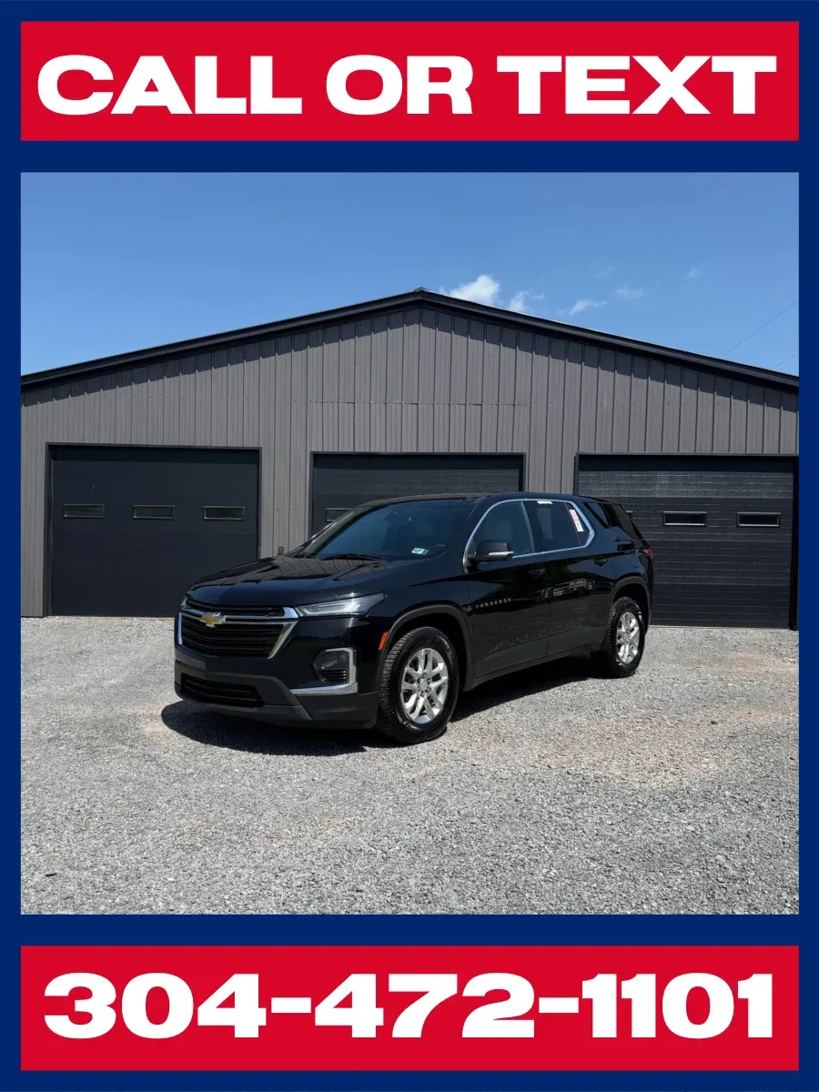 Black 2022 Chevrolet Traverse LS AWD for sale in Buckhannon, WV