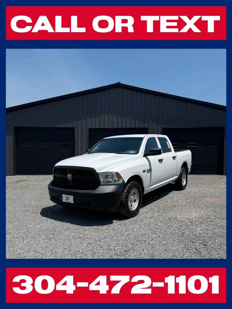 White 2017 Ram 1500 Tradesman Crew Cab 4x4 for sale in Buckhannon, WV