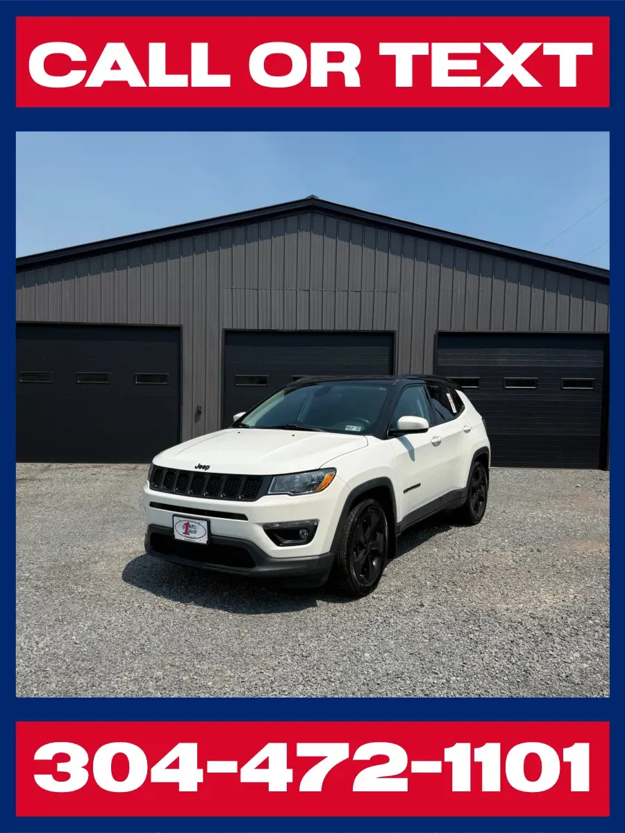 White 2019 Jeep Compass Altitude FWD for sale in Buckhannon, WV