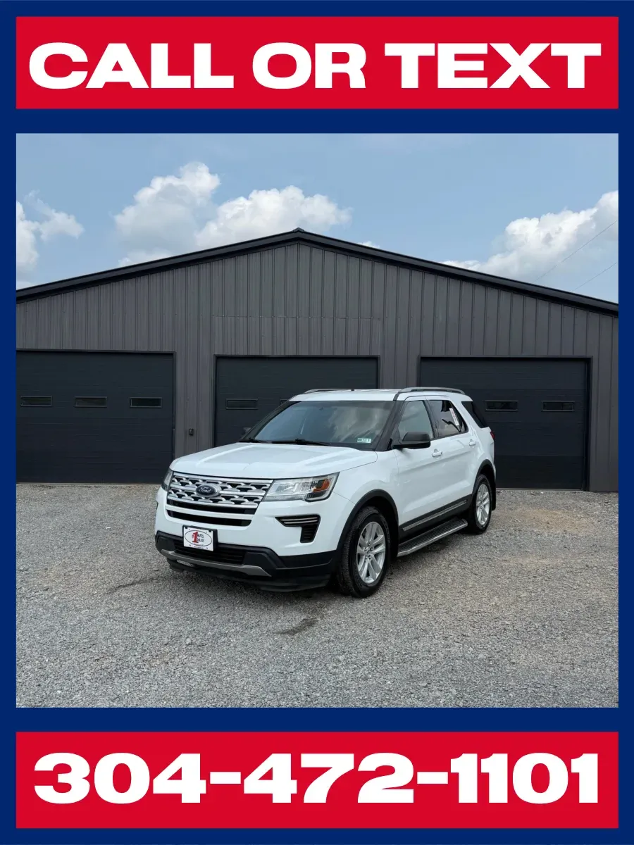 White 2019 Ford Explorer XLT 4X4 for sale in Buckhannon, WV