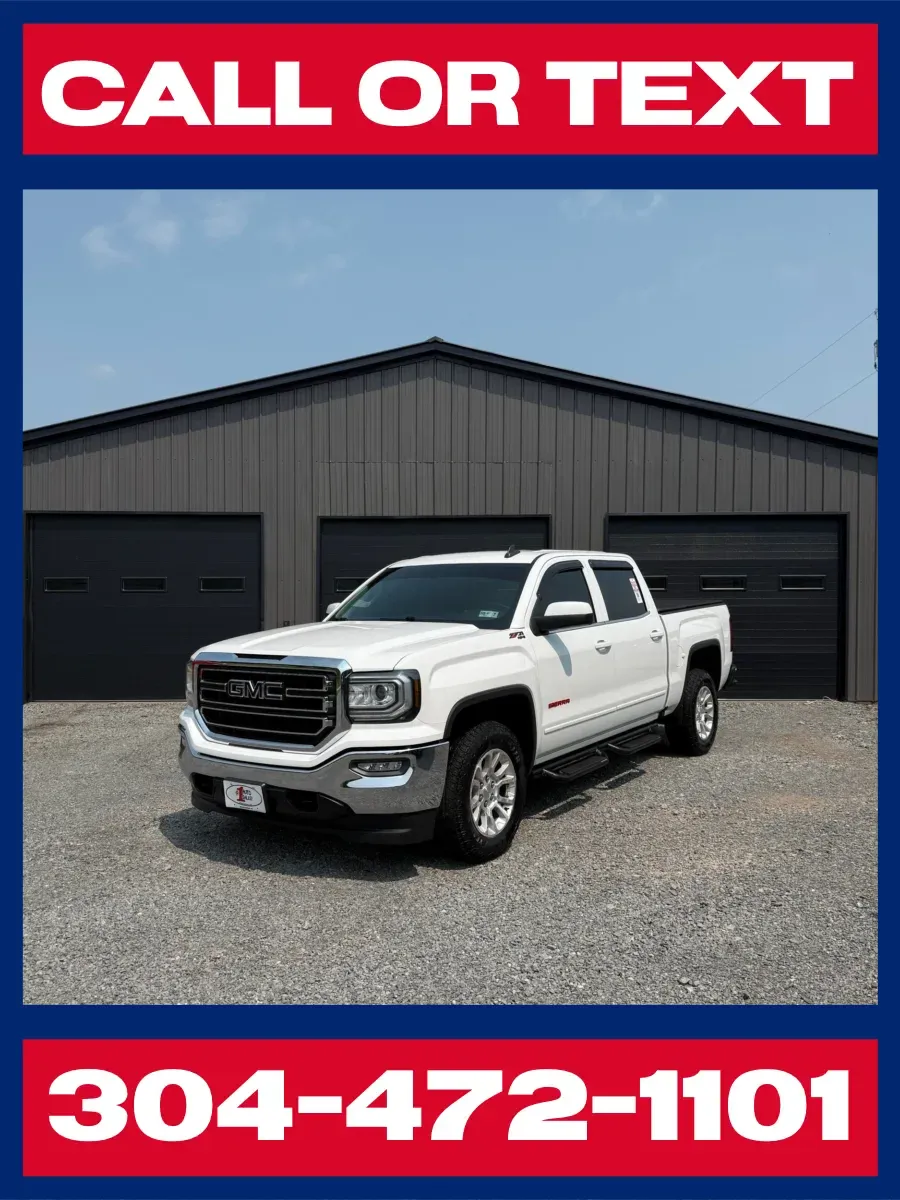 White 2018 GMC Sierra 1500 SLE Crew Cab 4x4 for sale in Buckhannon, WV