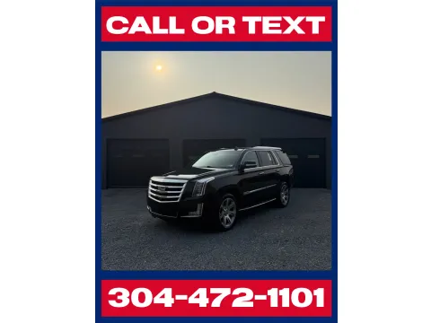 Black 2017 Cadillac Escalade Luxury 4WD for sale in Buckhannon, WV