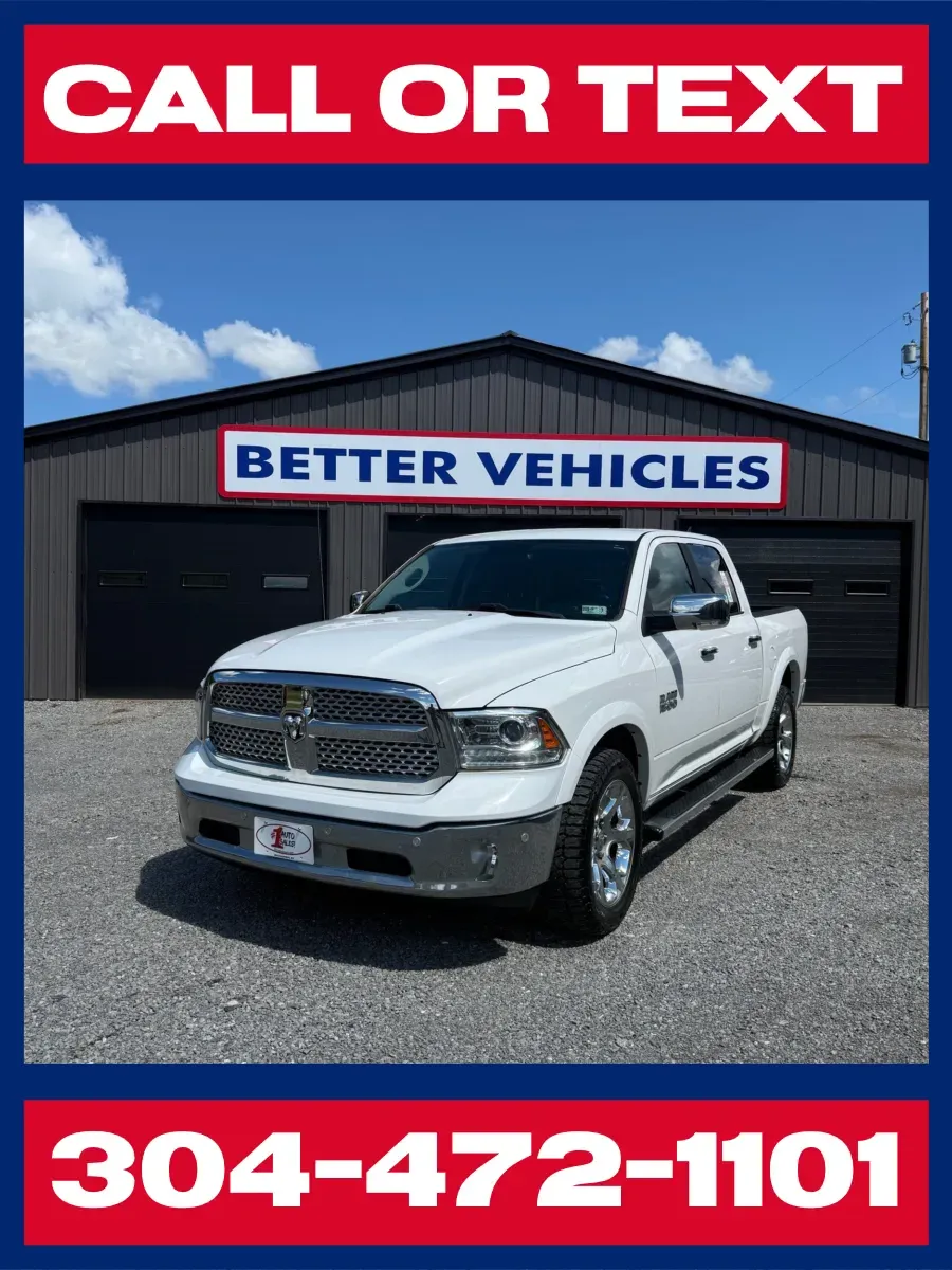 White 2018 Ram 1500 Laramie Crew Cab 4x4 for sale in Buckhannon, WV