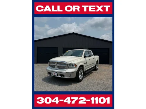 White 2017 Ram 1500 Laramie Crew Cab 4x4 for sale in Buckhannon, WV