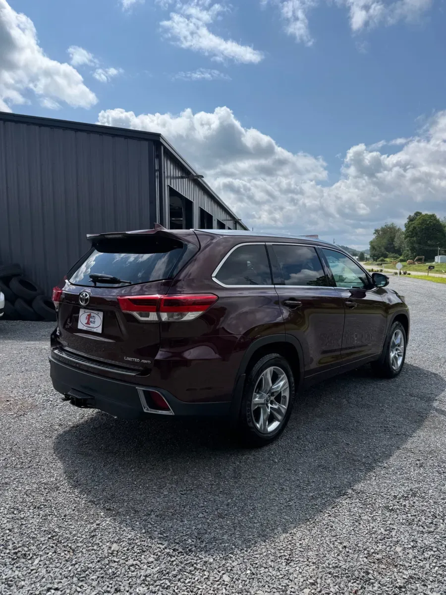 Another view of 2019 Toyota Highlander Limited AWD for sale in Buckhannon, WV at Number One Auto Sales