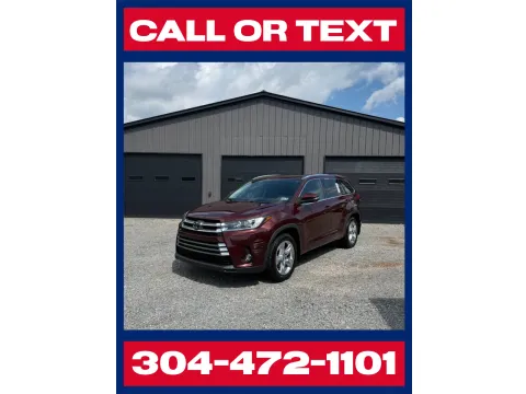 Red 2019 Toyota Highlander Limited AWD for sale in Buckhannon, WV