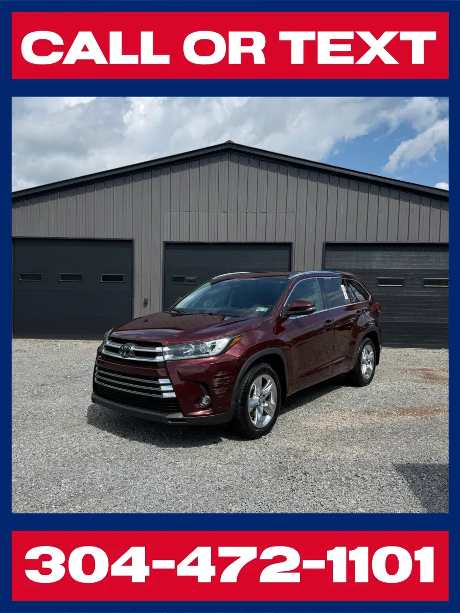 Red 2019 Toyota Highlander Limited AWD for sale in Buckhannon, WV