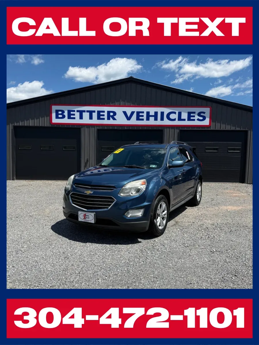 Blue 2017 Chevrolet Equinox LT AWD for sale in Buckhannon, WV