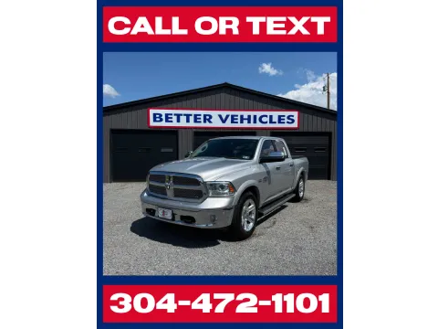 Silver 2017 Ram 1500 Longhorn Laramie Crew Cab 4x4 for sale in Buckhannon, WV