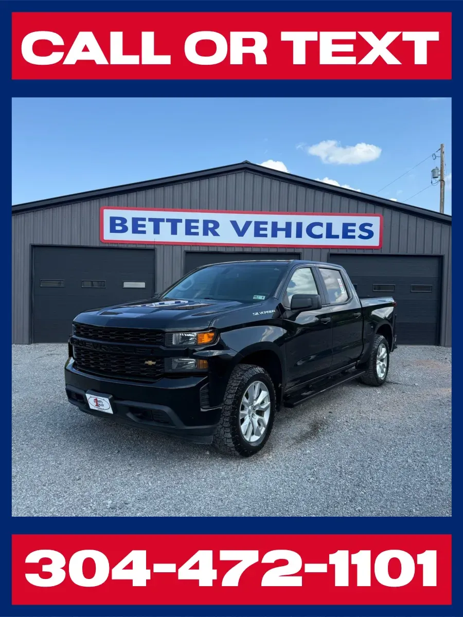 Black 2020 Chevrolet Silverado 1500 4WD Crew Cab Custom Edition for sale in Buckhannon, WV