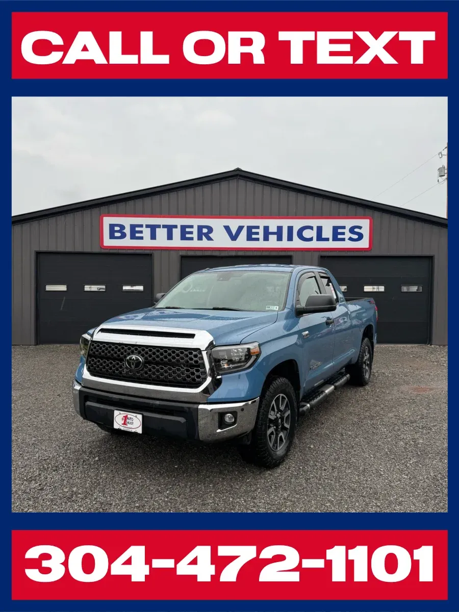 Blue 2019 Toyota Tundra SR5 TRD OFF ROAD, 5.7L V8 for sale in Buckhannon, WV