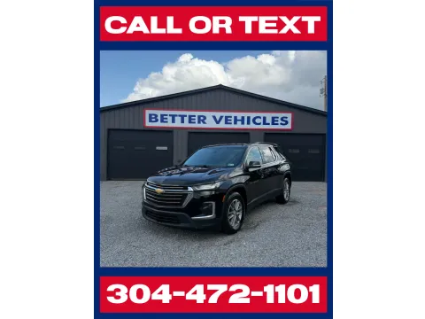 Black 2022 Chevrolet Traverse AWD LT for sale in Buckhannon, WV
