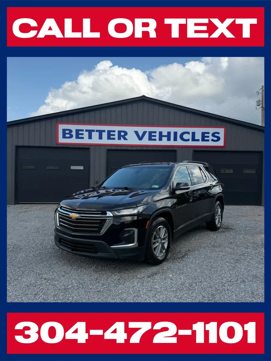 Black 2022 Chevrolet Traverse AWD LT for sale in Buckhannon, WV