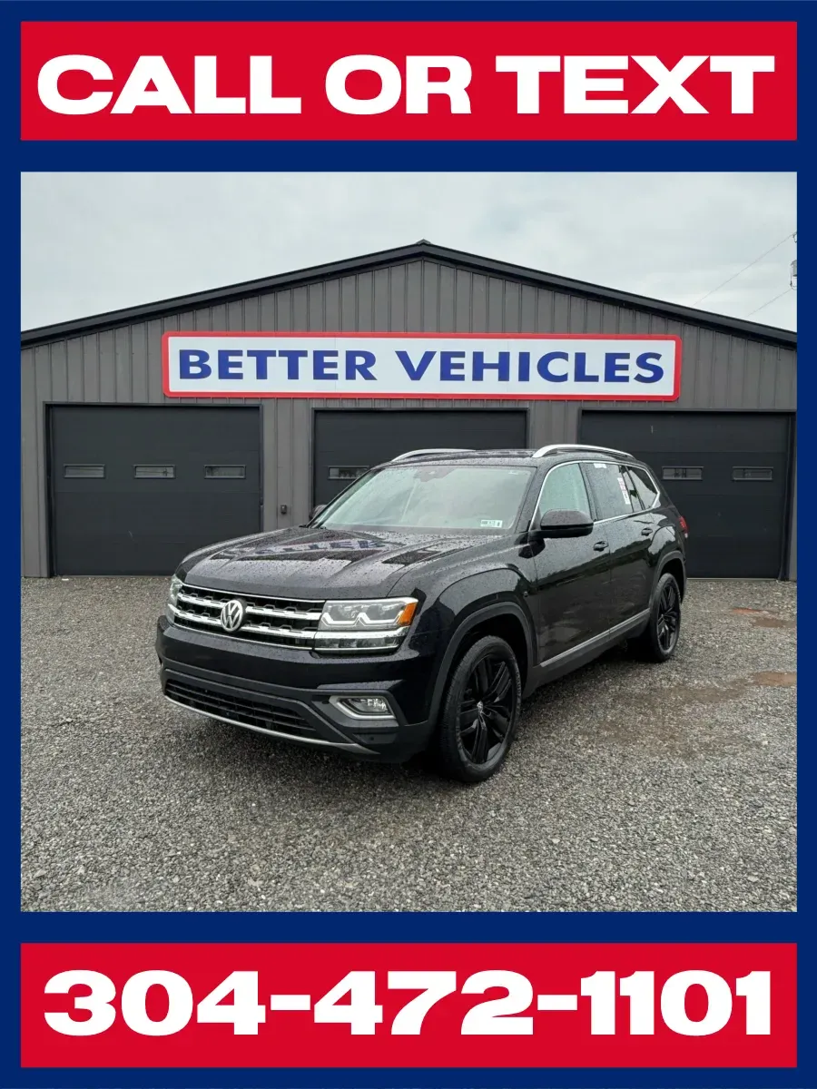 Black 2018 Volkswagen Atlas 3.6L V6 SEL Premium AWD for sale in Buckhannon, WV