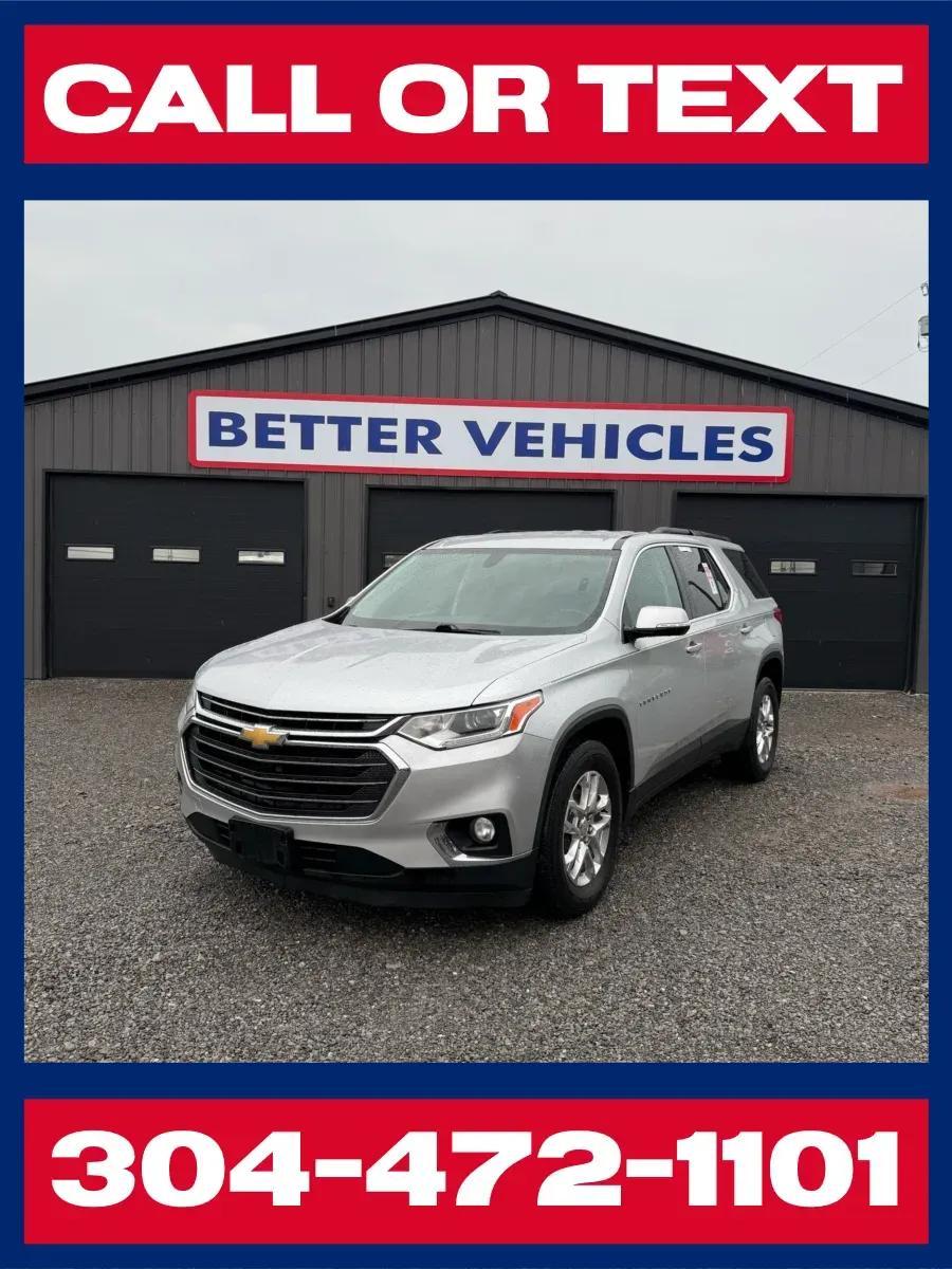 Silver 2019 Chevrolet Traverse 3LT AWD for sale in Buckhannon, WV