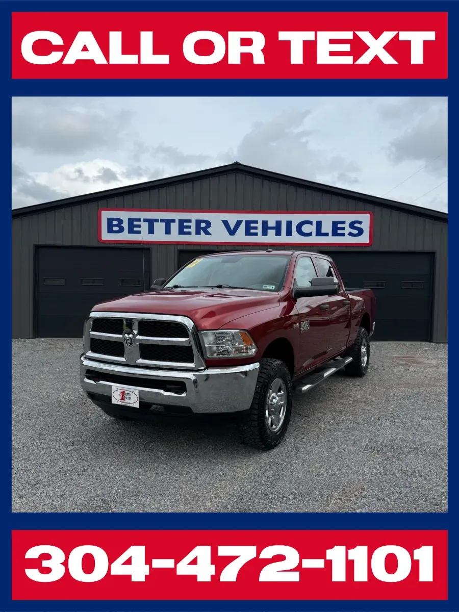Red 2015 Ram 2500 Tradesman Crew Cab 4x4 for sale in Buckhannon, WV