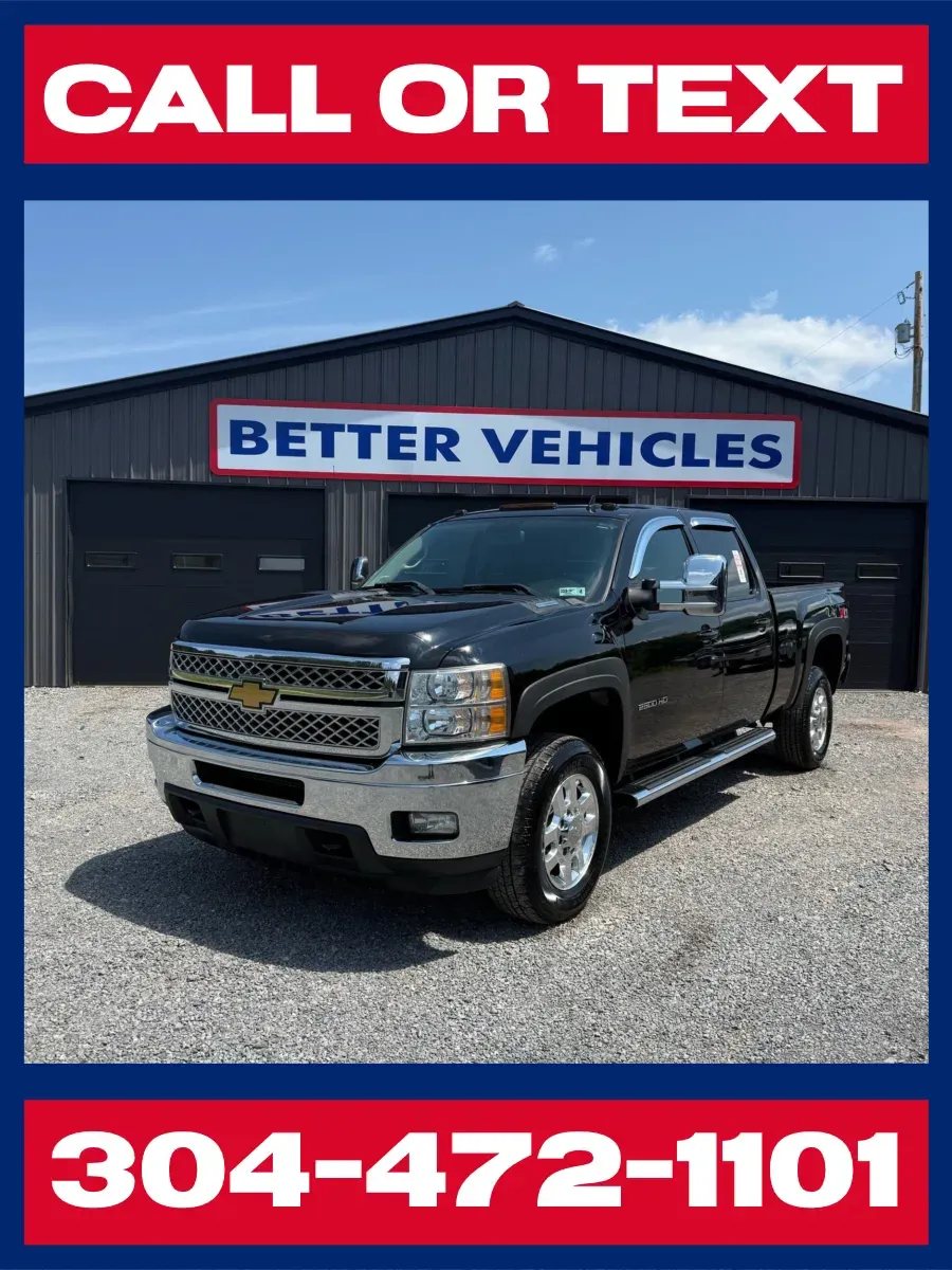 Black 2013 Chevrolet Silverado 2500 HD LTZ Crew Cab Z71 Diesel! for sale in Buckhannon, WV