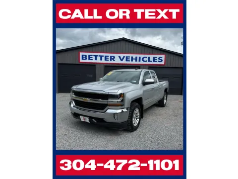 Silver 2017 Chevrolet Silverado 1500 1LT 4WD for sale in Buckhannon, WV