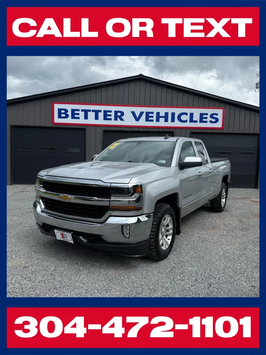Silver 2017 Chevrolet Silverado 1500 1LT 4WD for sale in Buckhannon, WV