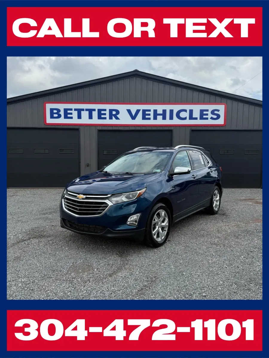 Blue 2019 Chevrolet Equinox Premier AWD for sale in Buckhannon, WV