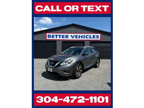 Gray 2018 Nissan Murano Platinum AWD for sale in Buckhannon, WV