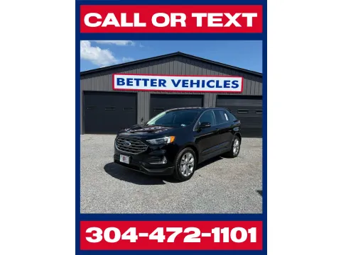 Black 2023 Ford Edge Titanium AWD for sale in Buckhannon, WV