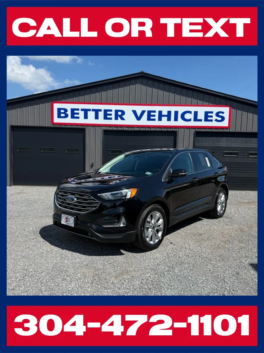 Black 2023 Ford Edge Titanium AWD for sale in Buckhannon, WV
