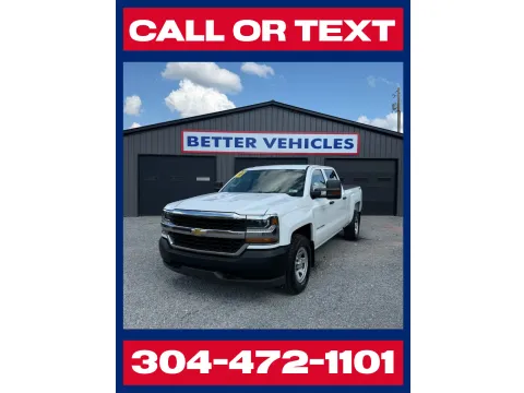 White 2018 Chevrolet Silverado 1500 Crew Cab 4x4 WT for sale in Buckhannon, WV