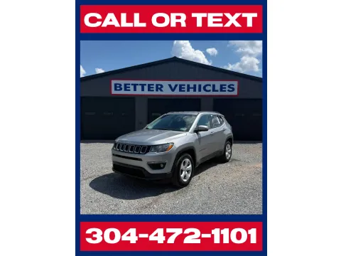 Silver 2019 Jeep Compass Latitude 4x4 for sale in Buckhannon, WV