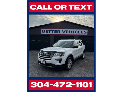 White 2018 Ford Explorer XLT 4WD for sale in Buckhannon, WV