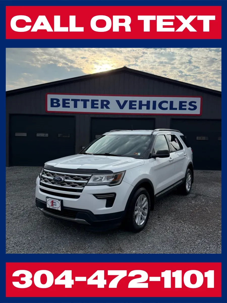 White 2018 Ford Explorer XLT 4WD for sale in Buckhannon, WV