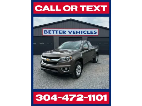 Brown 2017 Chevrolet Colorado 4WD LT Extended Cab for sale in Buckhannon, WV