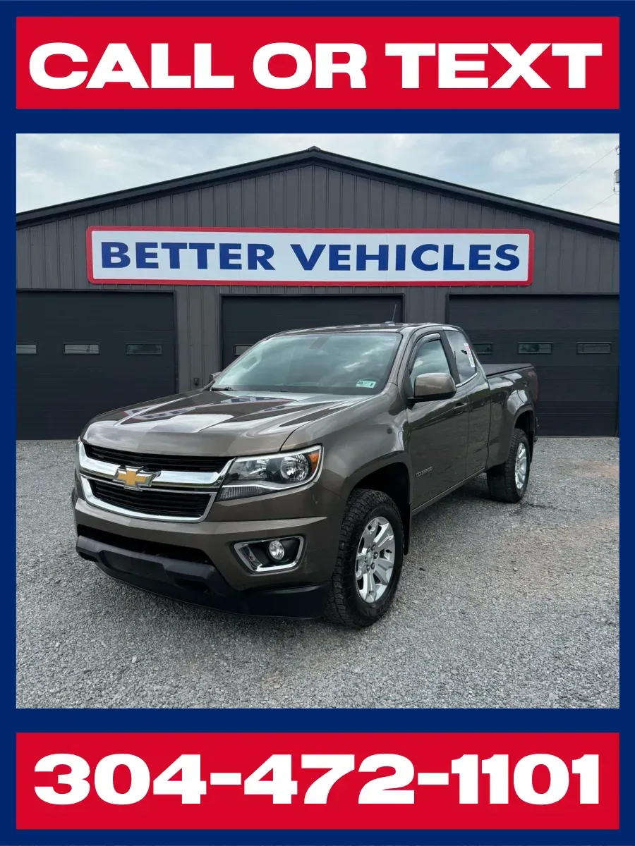 Brown 2017 Chevrolet Colorado 4WD LT Extended Cab for sale in Buckhannon, WV