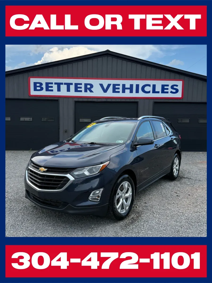Blue 2018 Chevrolet Equinox LT AWD for sale in Buckhannon, WV