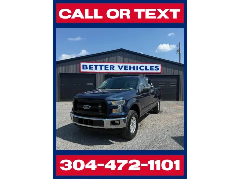 Blue 2015 Ford F-150 XL SuperCrew 4x4 for sale in Buckhannon, WV