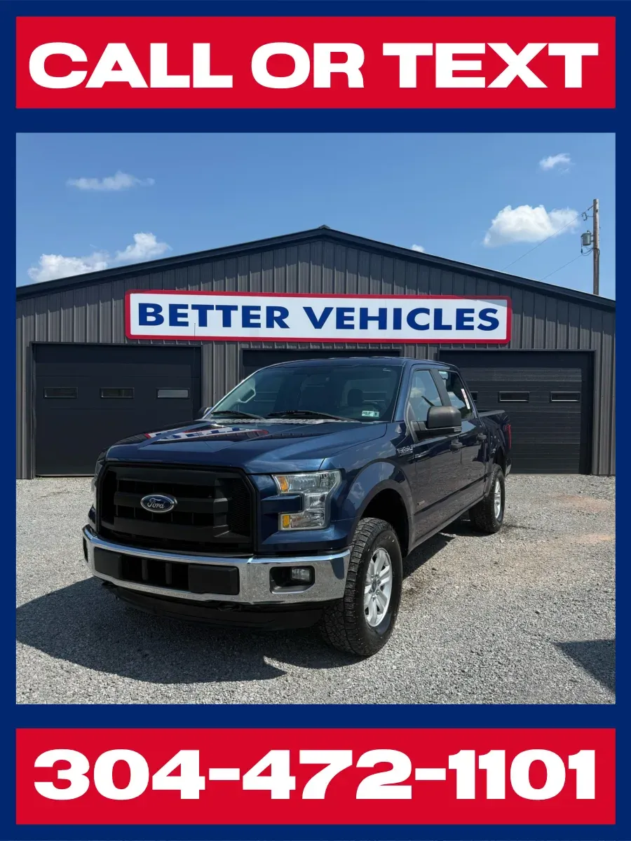 Blue 2015 Ford F-150 XL SuperCrew 4x4 for sale in Buckhannon, WV
