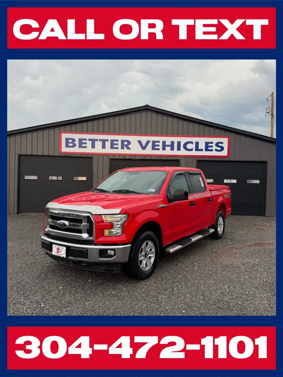 Red 2017 Ford F-150 XLT SuperCrew 4x4 for sale in Buckhannon, WV