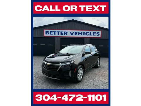 Black 2022 Chevrolet Equinox LT for sale in Buckhannon, WV