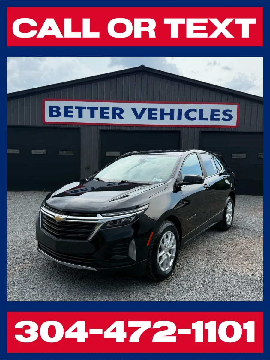 Black 2022 Chevrolet Equinox LT for sale in Buckhannon, WV