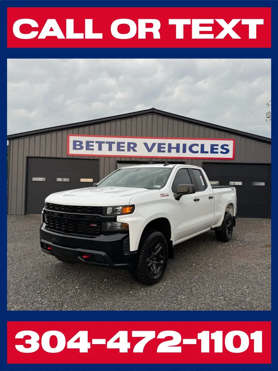 White 2019 Chevrolet Silverado 1500 Custom Trail Boss 4WD for sale in Buckhannon, WV