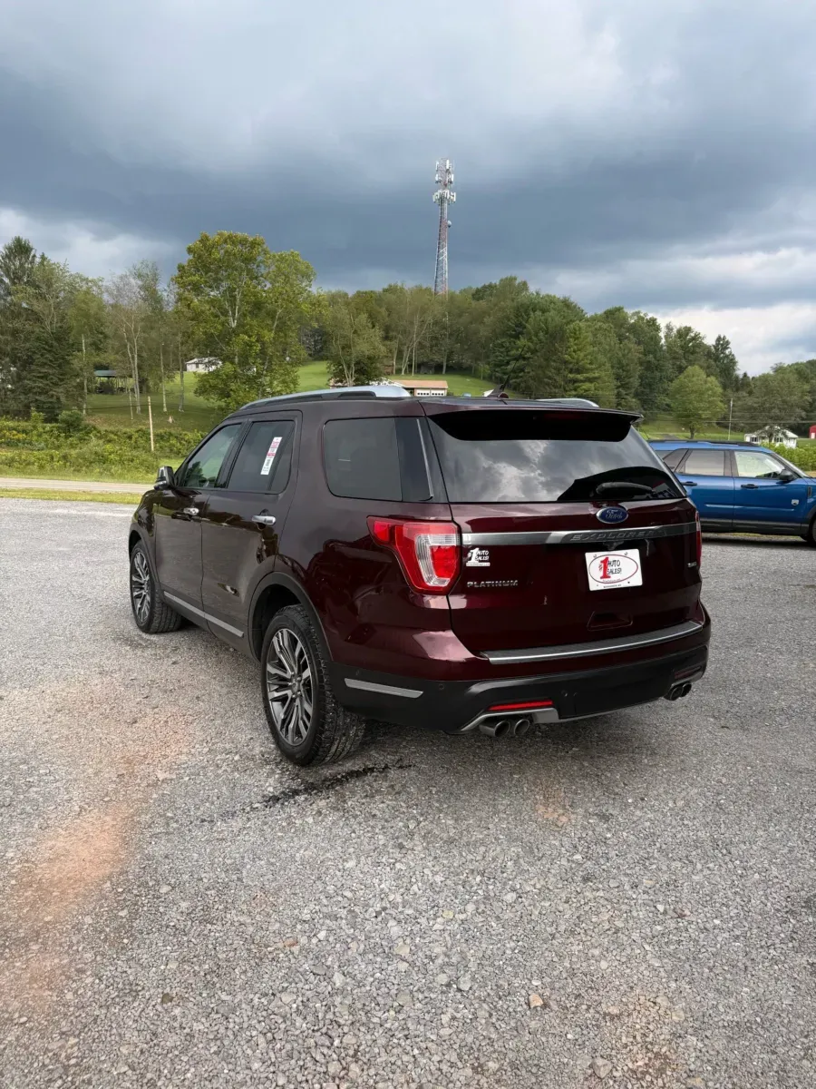 Another view of 2018 Ford Explorer Platinum 4WD for sale in Buckhannon, WV at Number One Auto Sales