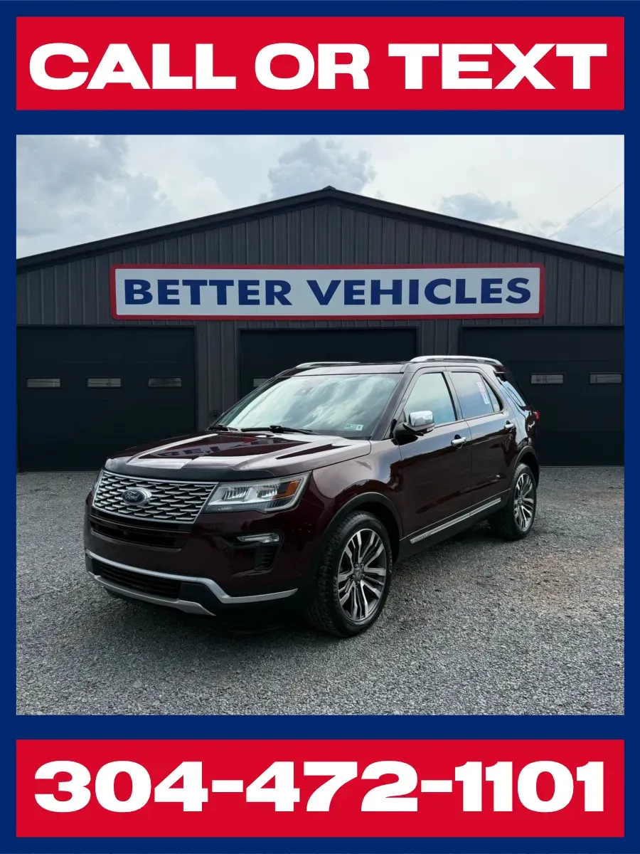 Red 2018 Ford Explorer Platinum 4WD for sale in Buckhannon, WV